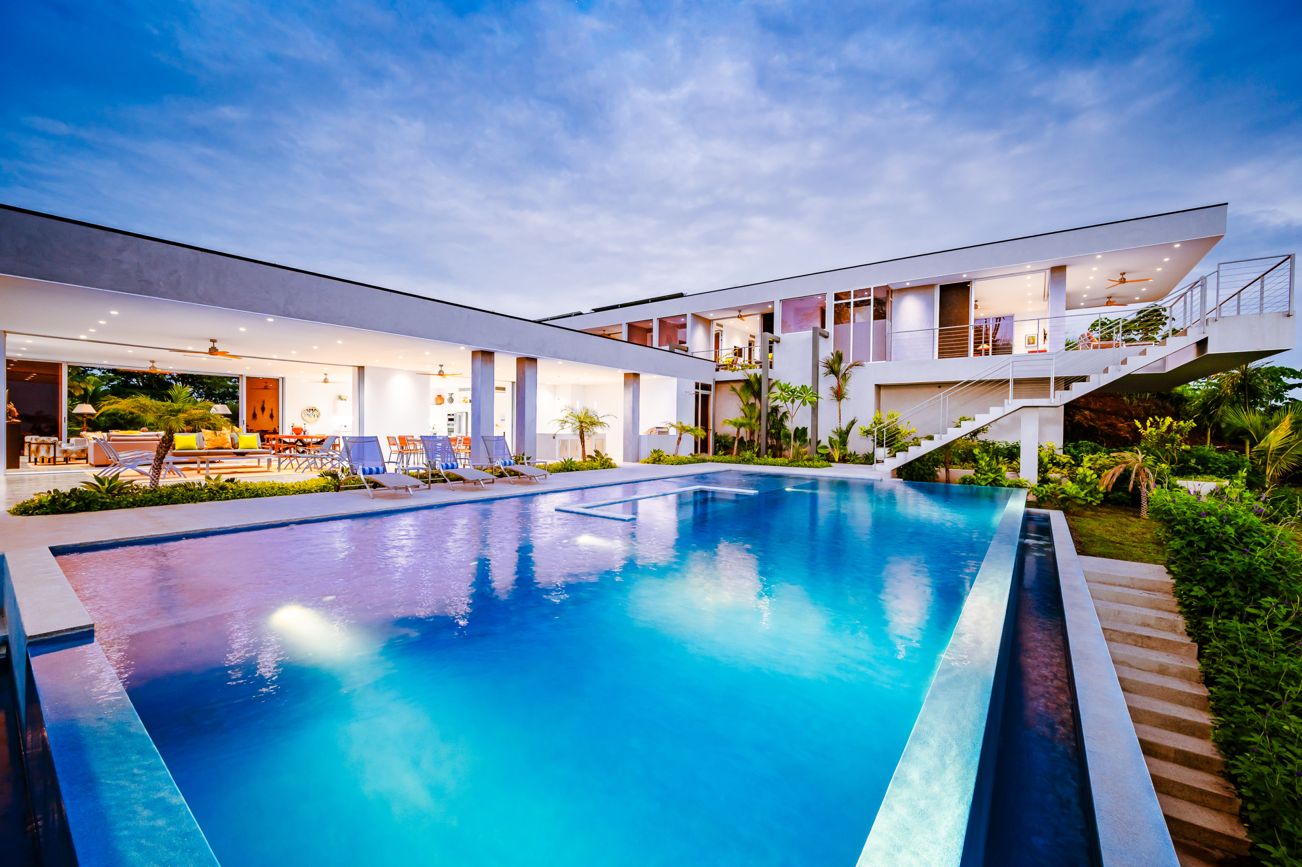 Twilight photo of Airbnb Villa in Tamarindo